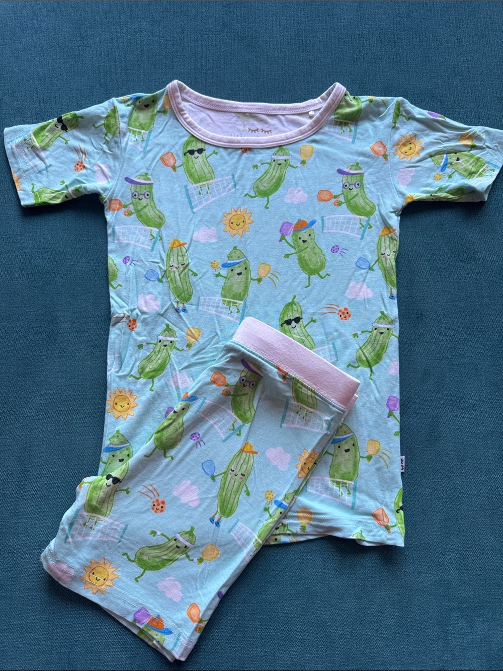 Little Sleepies Pickle Ball Two Piece Short Set